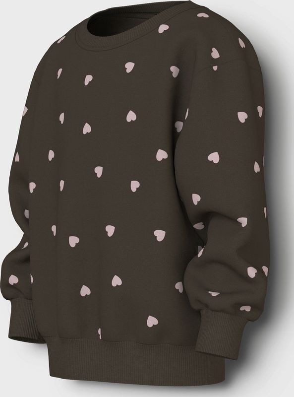 Name It - NMFNEHEART NREG SWEAT - Sweatshirt - Delicioso - Lange Mouwen
