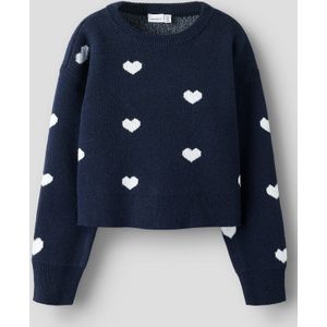 Gebreide Trui - Lange Mouwen - Ronde Hals - Regular Fit