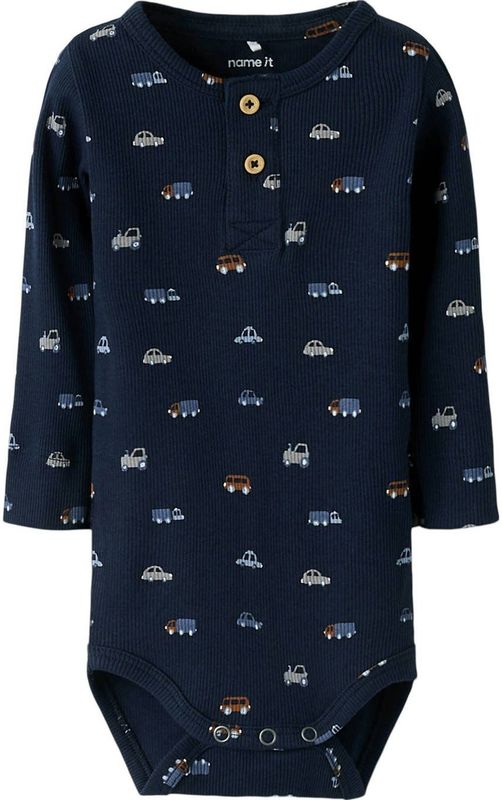 NAME IT - Romper - Lange Mouwen - Zacht Katoen - Voor Kleine Jongens