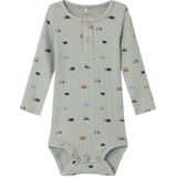 NAME IT - Romper - Lange Mouwen - Ronde Hals - Katoen en Elastaan