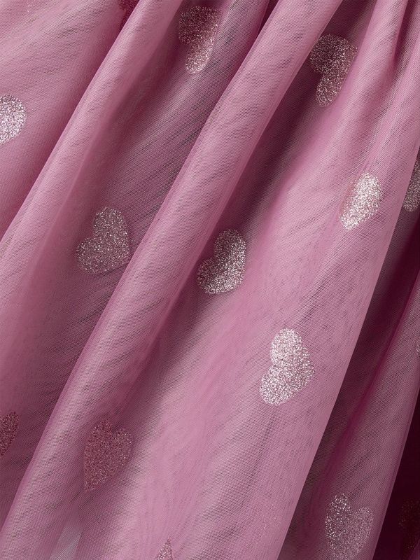 NAME IT - Jurk - A-lijn - Hartjesprint - Lange Mouwen