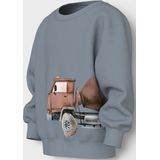 Name It - NMMNARINA LS NREG SWEAT - Sweatshirt - Tradewinds - Lange Mouwen