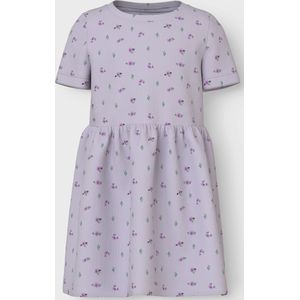 Ribgebreid Jurk - Jurk - Korte Mouwen - Regular Fit