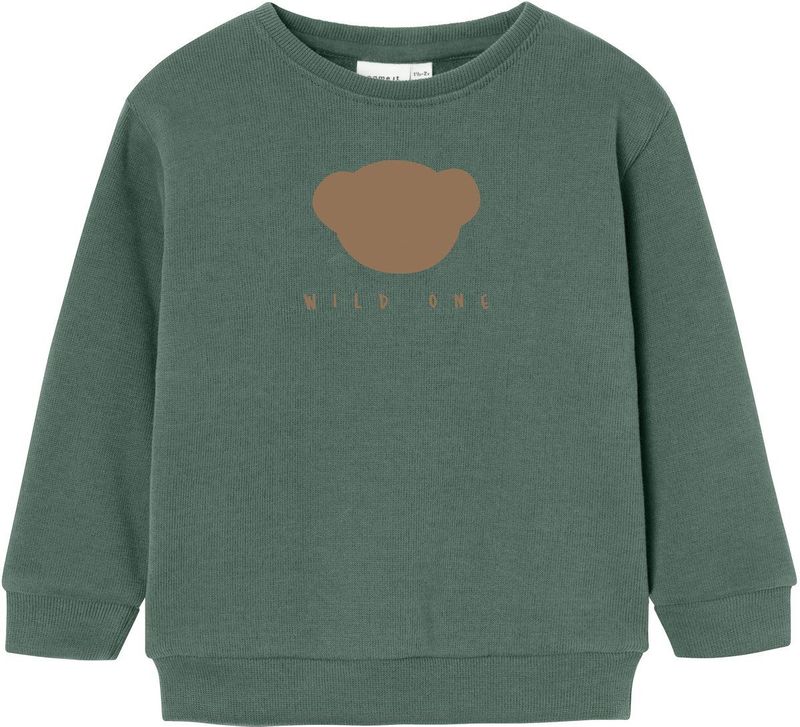 Name It - Peuter Sweater - Met Lange Mouwen - Ronde Hals - Borstprint