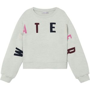 NAME IT - NKFPLILJE LS SHORT LOOSE SWEAT BRU - Meisjes - Sweatshirt
