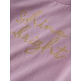 Biologisch Katoen - Top - Lange Mouwen - Glitterprint - Regular Fit