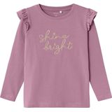 Biologisch Katoen - Top - Lange Mouwen - Glitterprint - Regular Fit