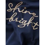 Biologisch Katoen - Top - Lange Mouwen - Glitterprint - Regular Fit