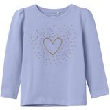 NAME IT MINI - Longsleeve - Lichtblauw - Met Glitter