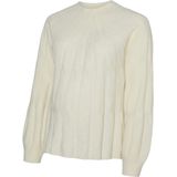 VERO MODA MATERNITY zwangerschaps trui ecru gebreid