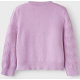 Gebreid Vest - Lange Mouwen - Knoopsluiting