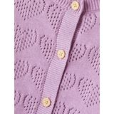 Gebreid Vest - Lange Mouwen - Knoopsluiting