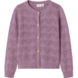 Gebreid Vest - Lange Mouwen - Knoopsluiting