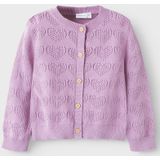 Gebreid Vest - Lange Mouwen - Knoopsluiting