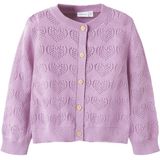 Gebreid Vest - Lange Mouwen - Knoopsluiting