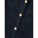 Vest - Lange Mouwen - Gebreid - Knoopsluiting