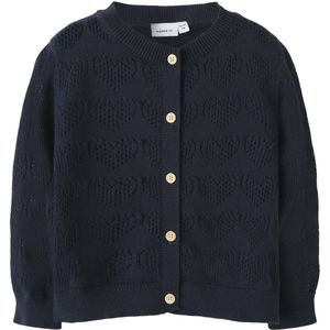 Vest - Lange Mouwen - Gebreid - Knoopsluiting