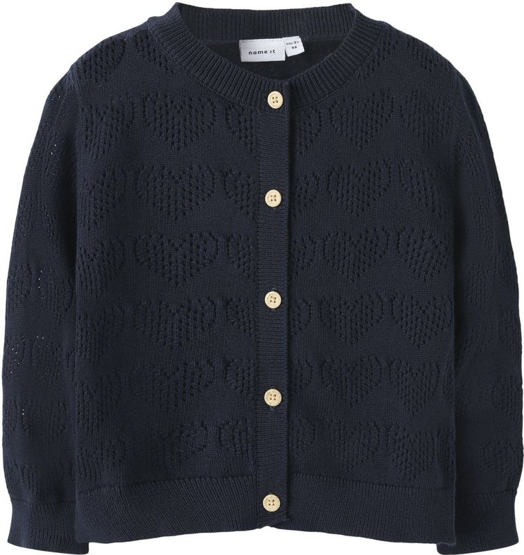 Vest - Lange Mouwen - Gebreid - Knoopsluiting