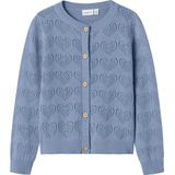 Vest - Lange Mouwen - Gebreid - Knoopsluiting