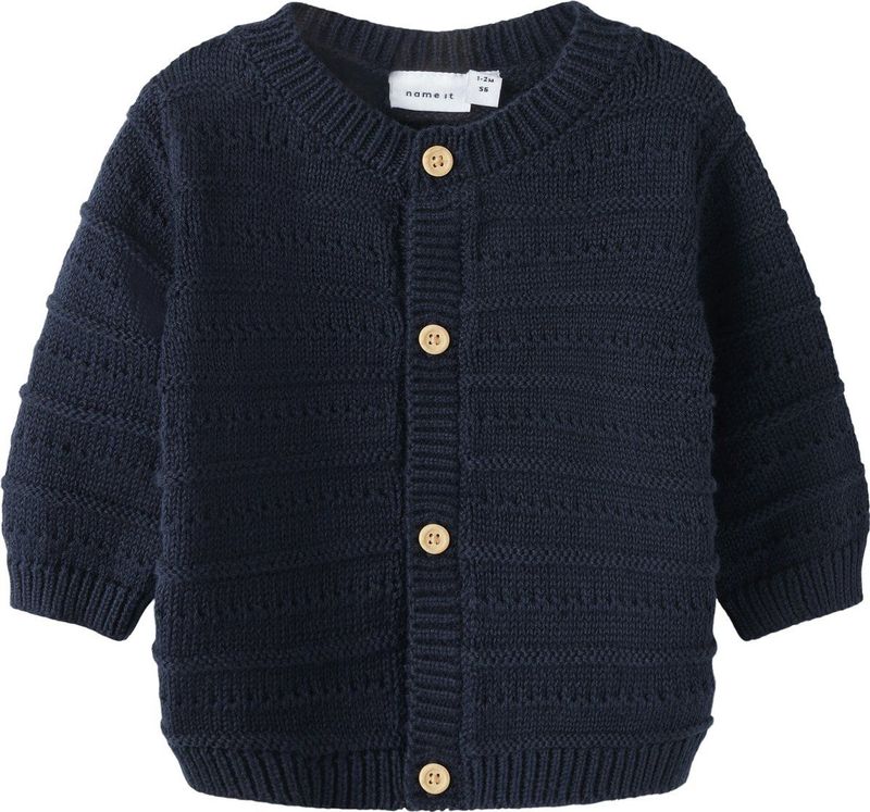 NAME IT - Vest - 100% Katoen - Lange Mouwen - Ronde Hals