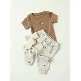 Ribbroeken - Regular Fit Broek - Ribgebreid - All-over Print