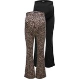 Legging - Zwart - Katoen - Flared Fit