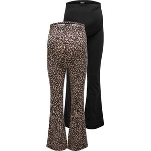 Legging - Zwart - Katoen - Flared Fit