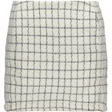 Vero Moda - Vmmiranda Short Boucle Skirt - Rok - Bright White/Black