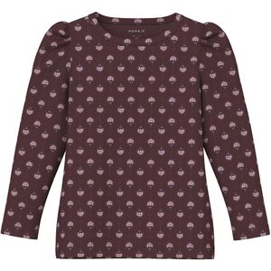 Top - Ribgebreid - Regular Fit - Lange Mouwen - All-over Print