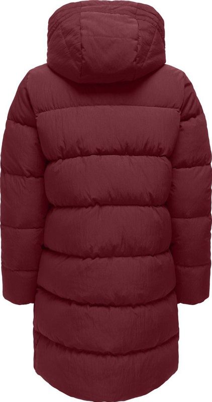 Olmdolly - Puffer Jas - Lang - Winddicht - Met Capuchon - Voorzakken met Ritssluiting