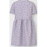 Ribgebreid Jurk - Jurk - Korte Mouwen - Regular Fit