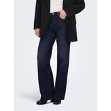 ONLY - ONLHOPE - Jeans - Donkerblauw - Wide Leg - High Waist