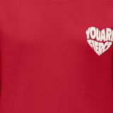 ONLY - KOGDITTE HEART O-NECK CS SWT - Meisjes Trui - Salsa Fierce