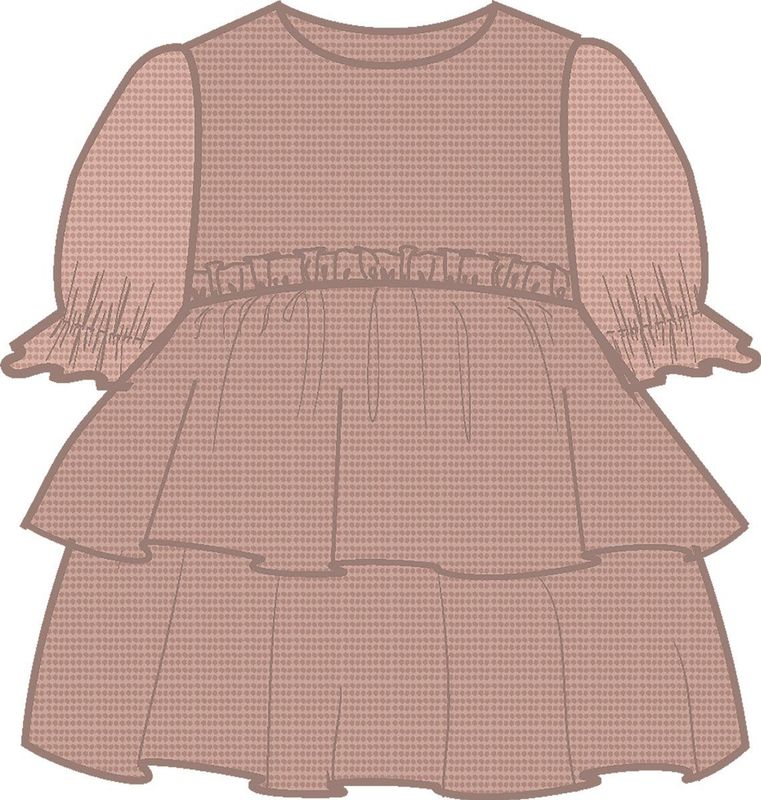 NAME IT - NMFLIBERTY SS TULLE DRESS - Meisjesjurk - Korte Mouwen - Regular Fit