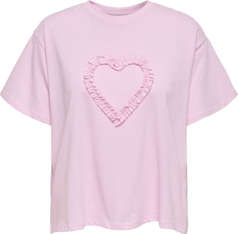 Only - Onlzammy Tee Box - T-shirt - Pink Lady