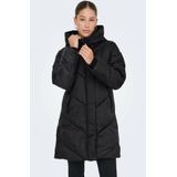 Onlmolly - Puffer Jas - Winddicht - Met Capuchon - Lange Mouwen - Gevoerd