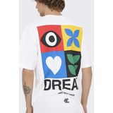 Only & Sons - onsfred giroud rlx ss tee - T-shirt - Wit