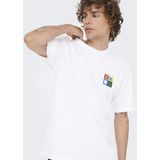 Only & Sons - onsfred giroud rlx ss tee - T-shirt - Wit
