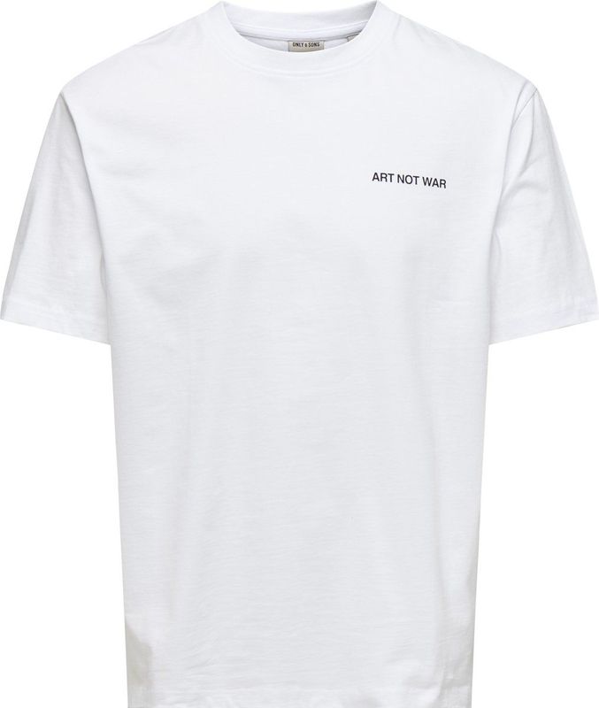 Only & Sons - onsfred giroud rlx ss tee - T-shirt - Wit