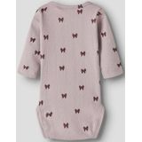 Biologisch Katoen - Romper - Ribgebreid - Lange Mouwen - All-over Print