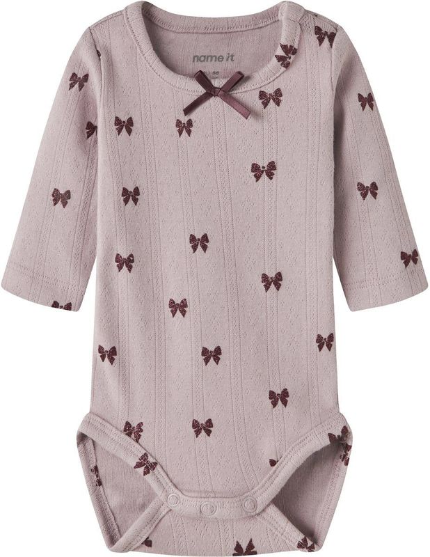 Biologisch Katoen - Romper - Ribgebreid - Lange Mouwen - All-over Print