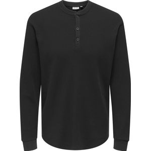 Onstobie - T-shirts - Wafelstof - Lange Mouwen - Regular Fit