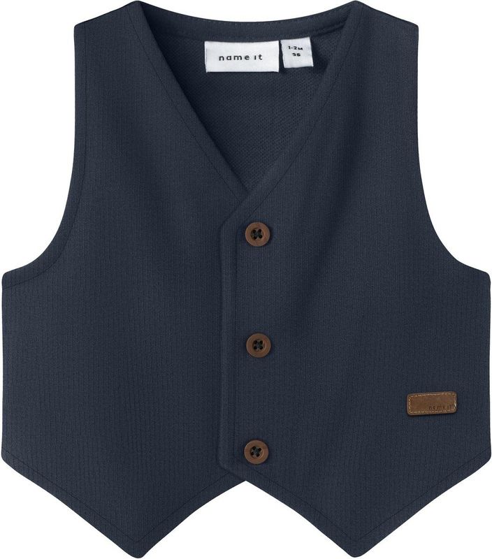 NAME IT BABY gilet zwart