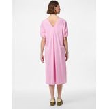 PIECES - PCAlma - Jurk - Oudroze/Wit - 7/8 Lengte - V-hals