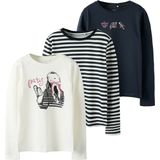 Name It - NkfNiana - Blousen - Dark Sapphire - 3-pack