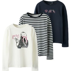 Name It - NkfNiana - Blousen - Dark Sapphire - 3-pack