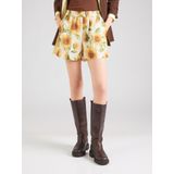 VERO MODA - VMBIRDIE - Broek - Citroen/Honing/Olijfgroen/Wit - Wide Leg - High Waist