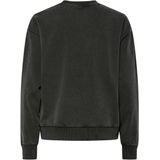 Pcchilli - Washed Sweatshirt - Stonewash - O-hals - Lange Mouwen