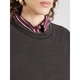 Pcchilli - Washed Sweatshirt - Stonewash - O-hals - Lange Mouwen