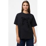 Pieces - Pcmaudelle Ss Tee Jrs Bc 17160834 - T-shirt - Zwart